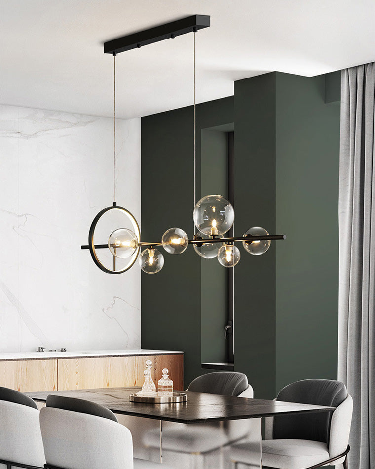 WOMO Glass Bubble Linear Chandelier - WM2040