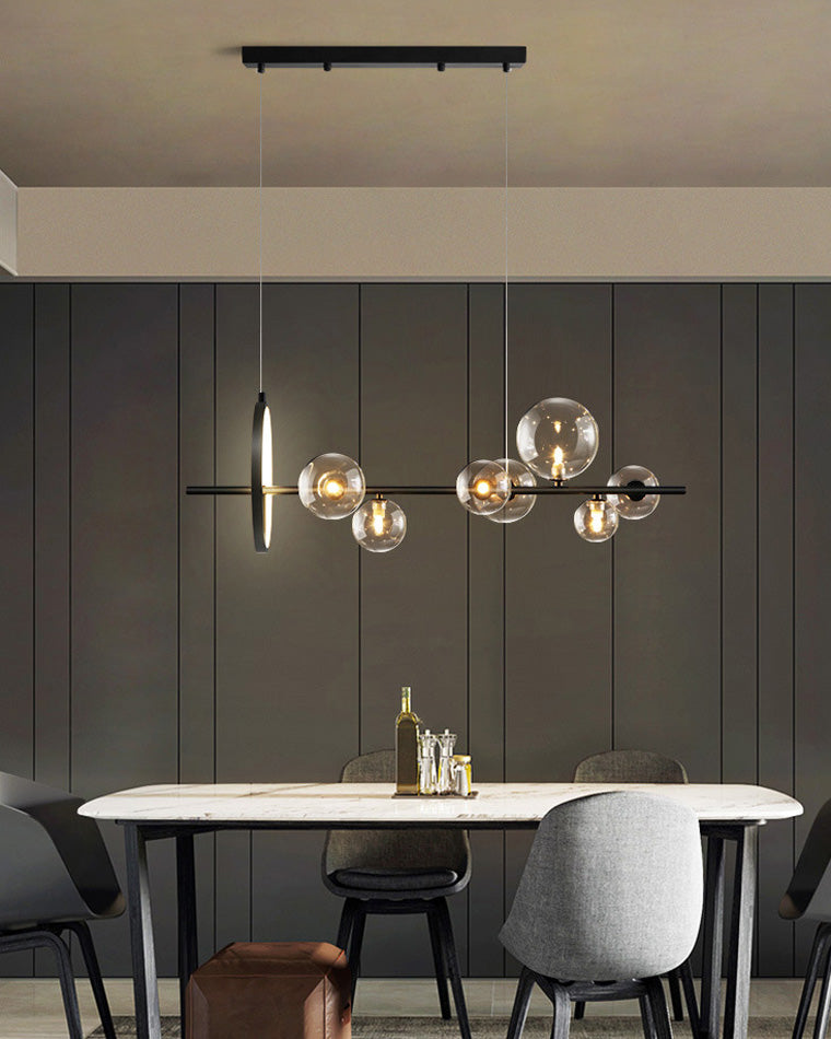 WOMO Glass Bubble Linear Chandelier - WM2040