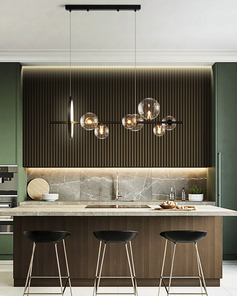 WOMO Glass Bubble Linear Chandelier - WM2040