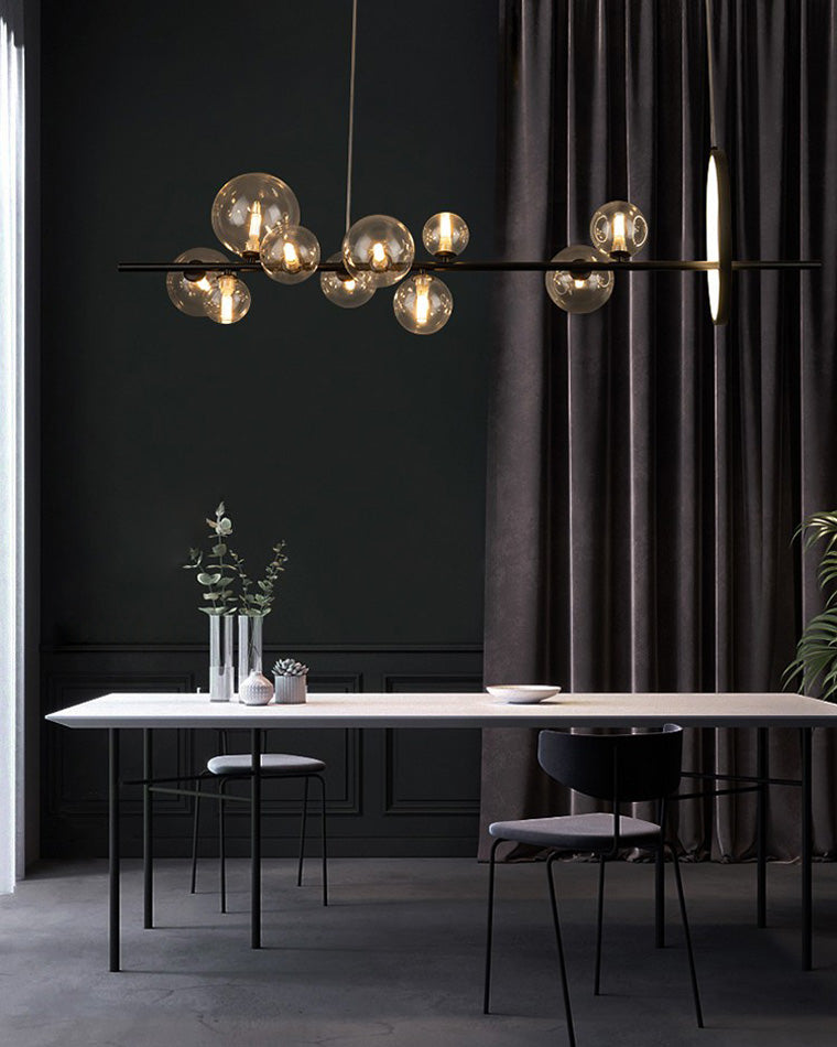 WOMO Glass Bubble Linear Chandelier - WM2040