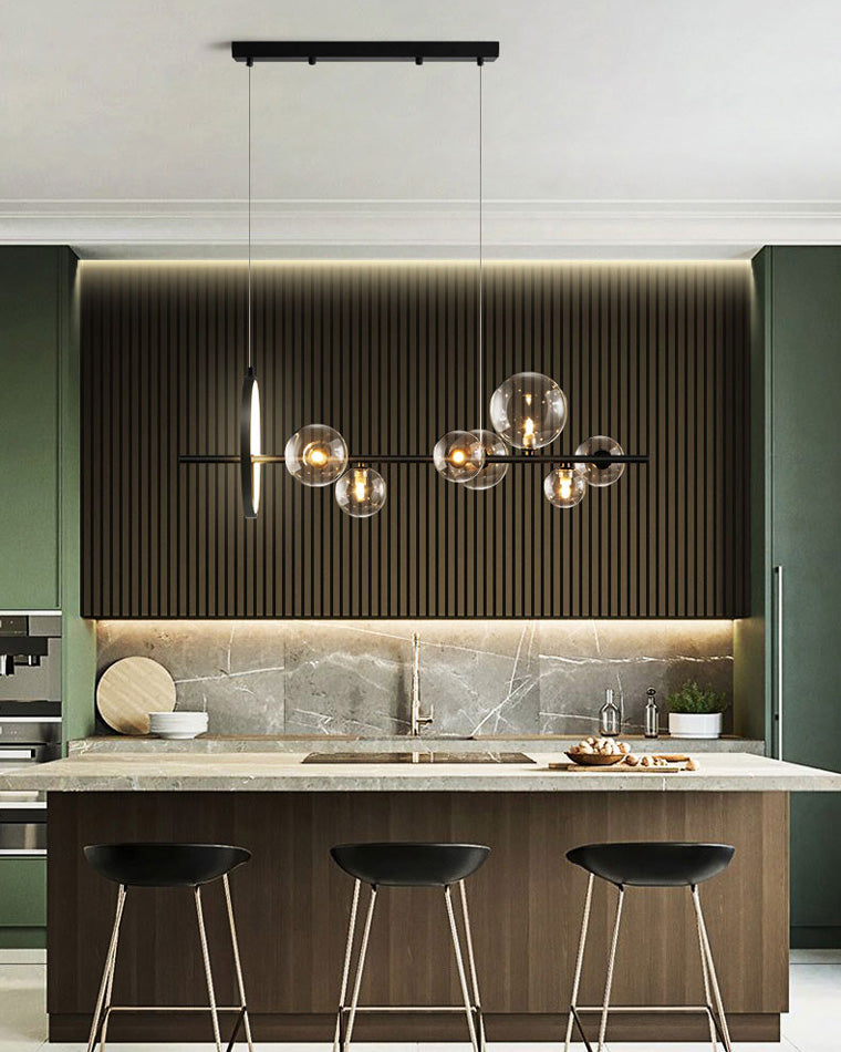 WOMO Glass Bubble Linear Chandelier - WM2040