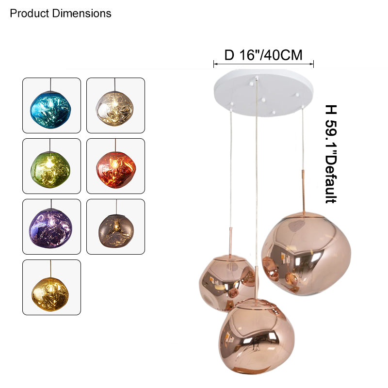 WOMO Suspension Boule Colorée Design-WM2043