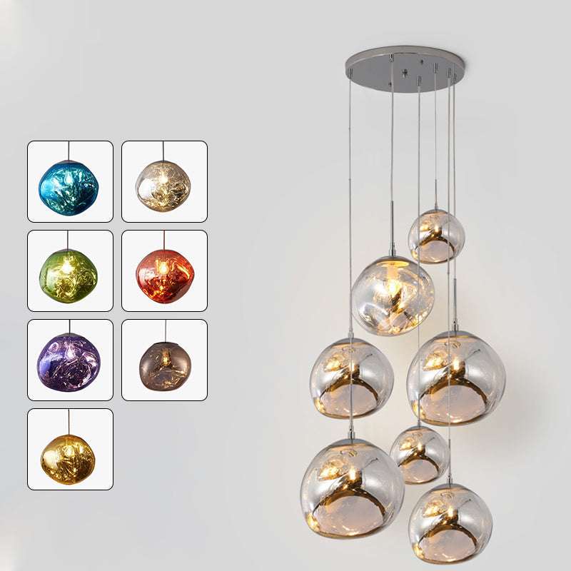 WOMO Suspension Boule Colorée Design-WM2043
