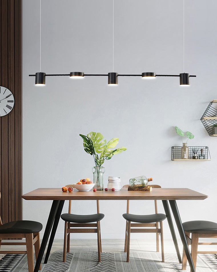 WOMO Lustre Lineaire Doré/Noir-WM2048