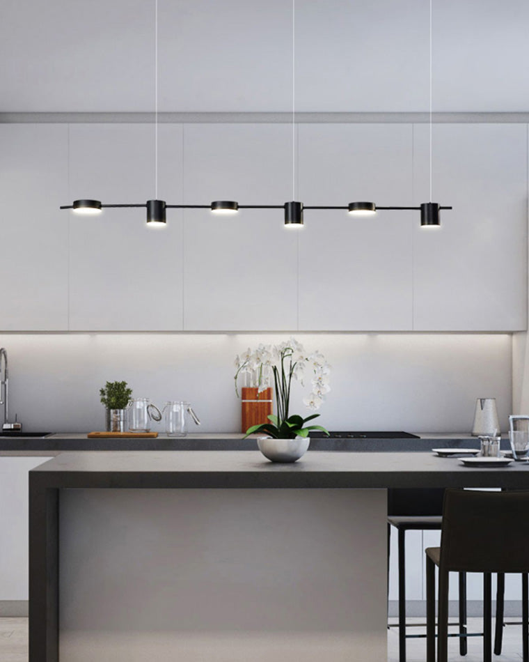 WOMO Lustre Lineaire Doré/Noir-WM2048