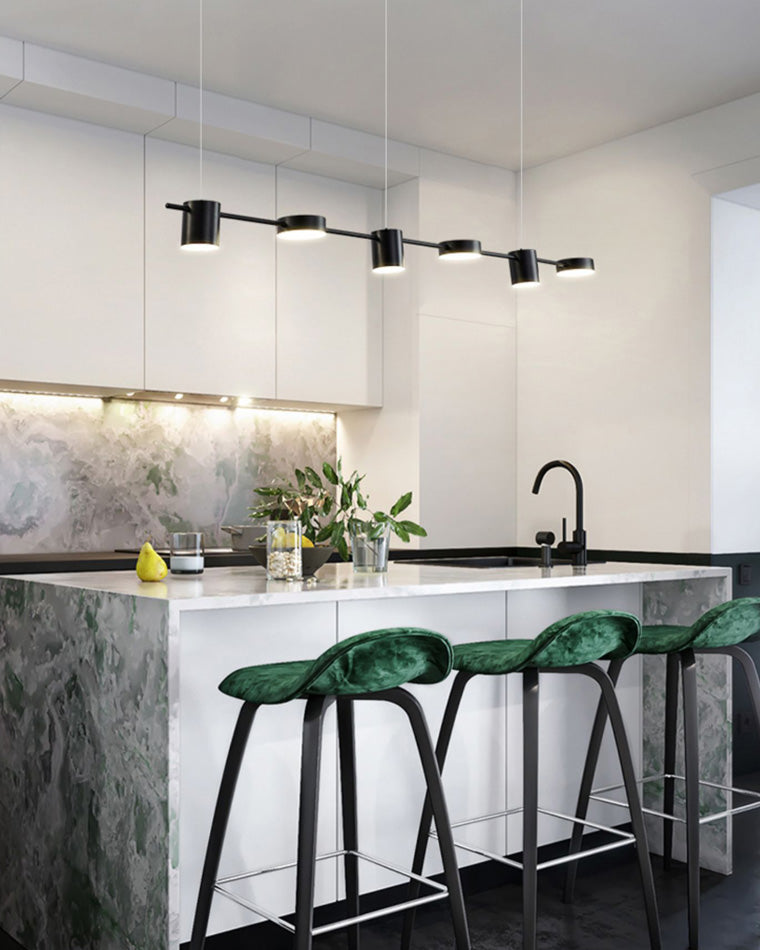 WOMO Lustre Lineaire Doré/Noir-WM2048