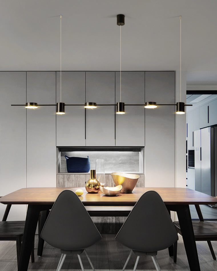 WOMO Lustre Lineaire Doré/Noir-WM2048