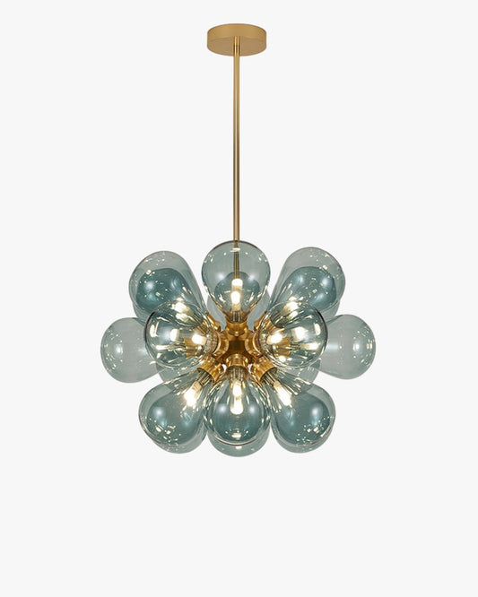 WOMO Lustre Fleur Bulles de Verre-WM2051