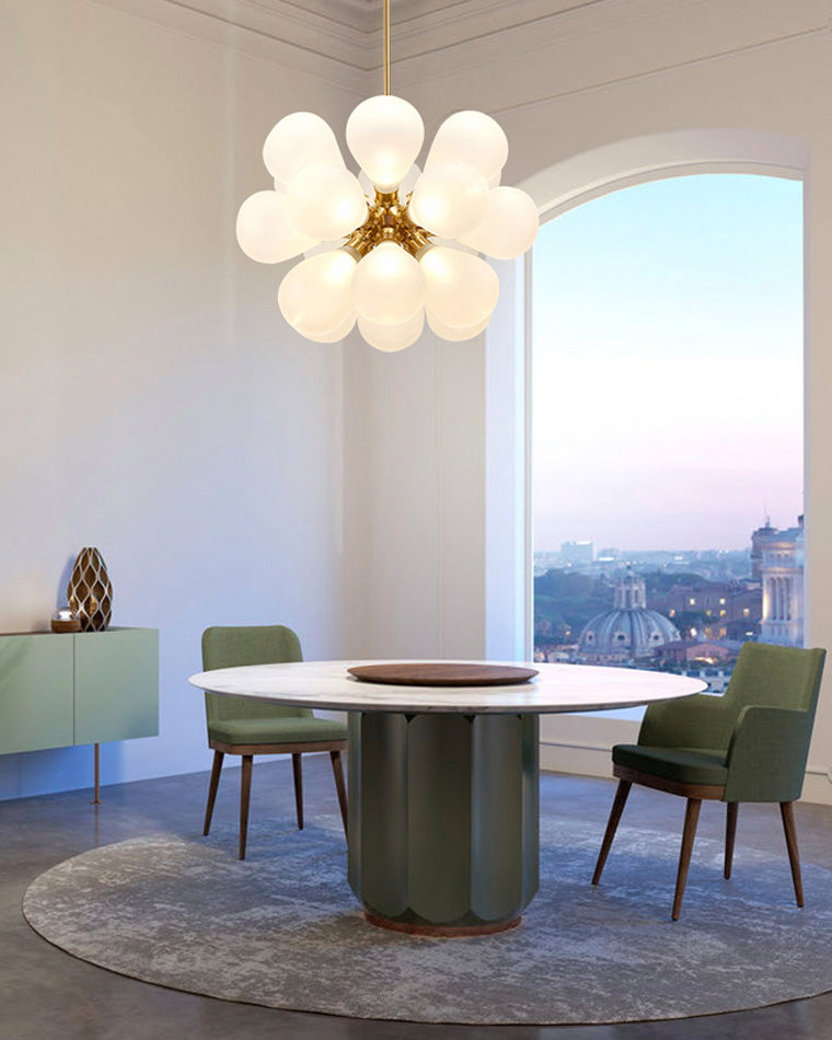 WOMO Glass Bubble Flower Chandelier - WM2051