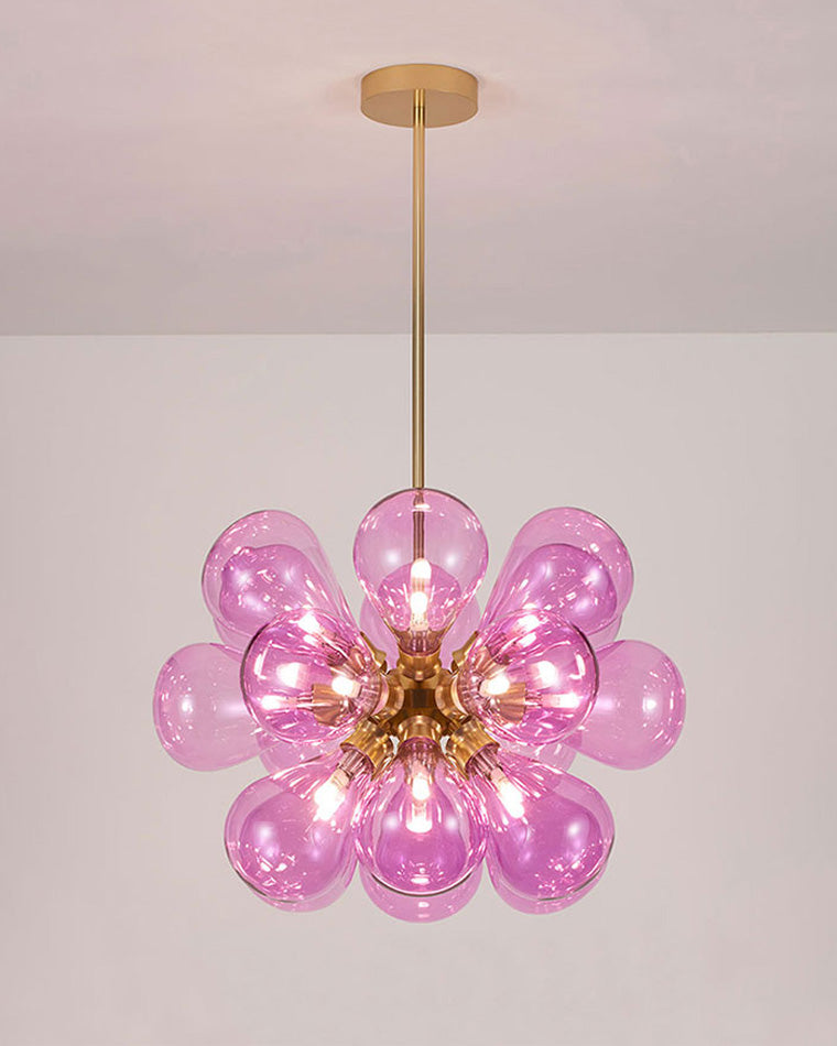 WOMO Glass Bubble Flower Chandelier - WM2051