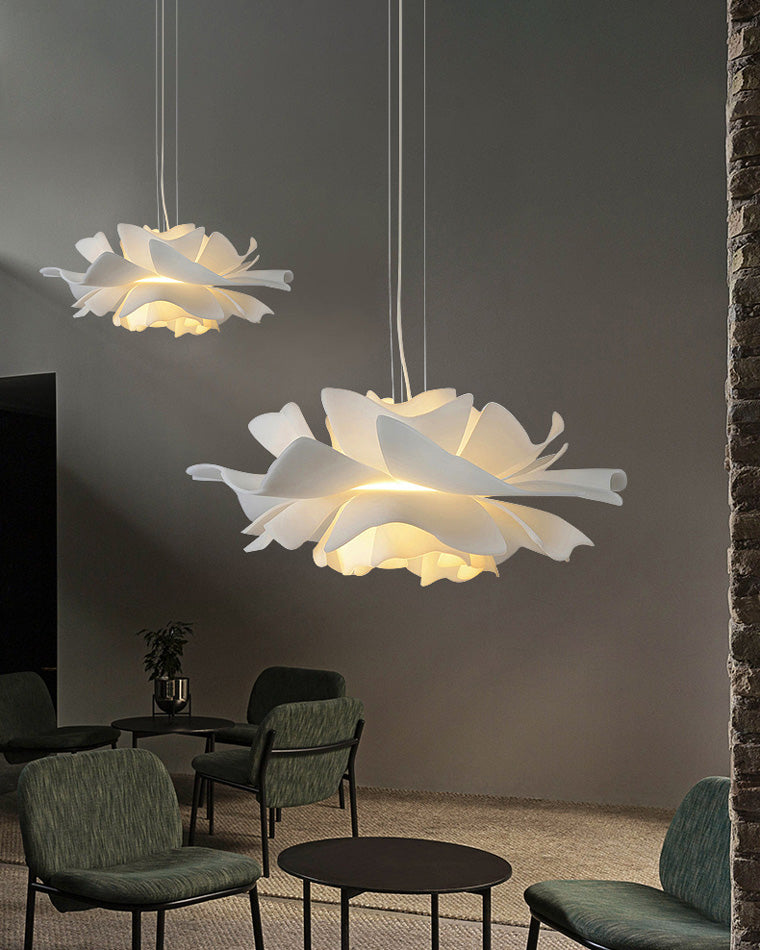 WOMO Suspension Petale de Fleur Blanche Design-WM2054