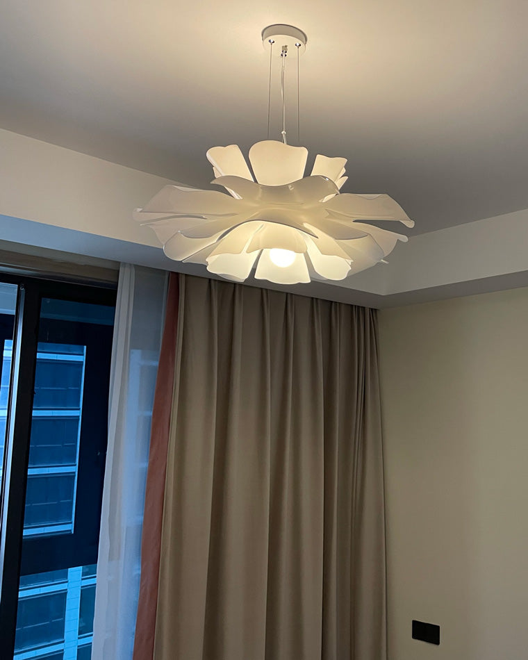 WOMO Suspension Petale de Fleur Blanche Design-WM2054