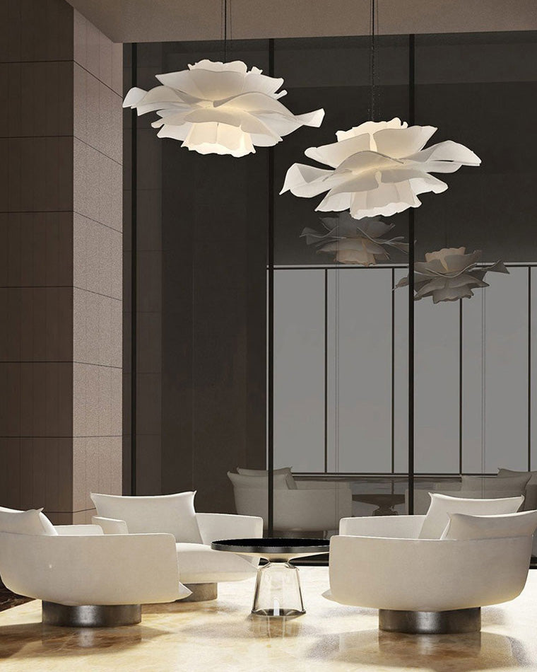 WOMO Suspension Petale de Fleur Blanche Design-WM2054