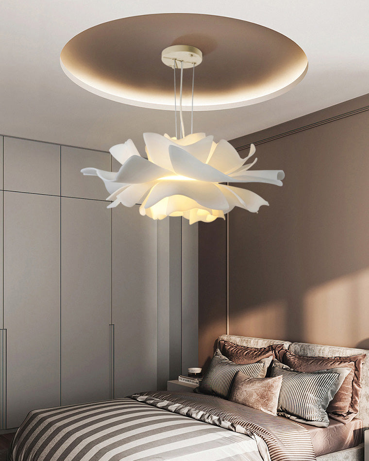 WOMO Suspension Petale de Fleur Blanche Design-WM2054