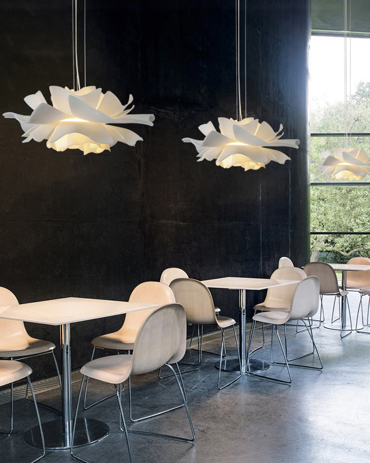 WOMO Suspension Petale de Fleur Blanche Design-WM2054