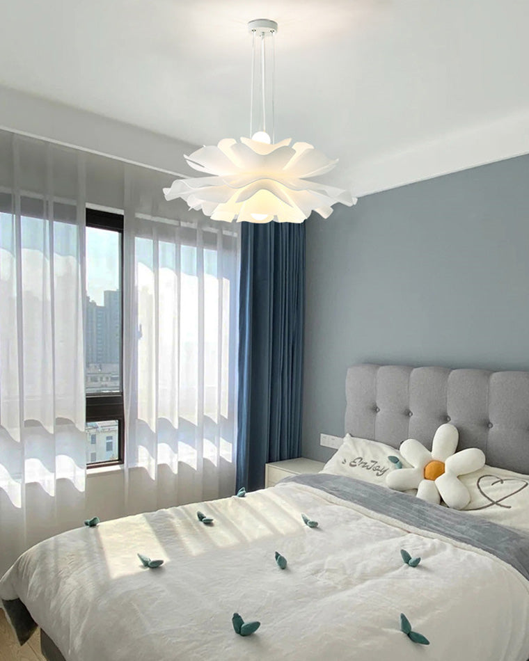 WOMO Suspension Petale de Fleur Blanche Design-WM2054