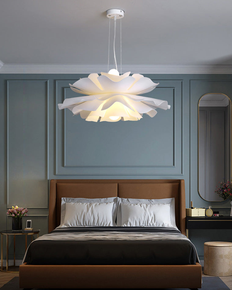 WOMO Suspension Petale de Fleur Blanche Design-WM2054