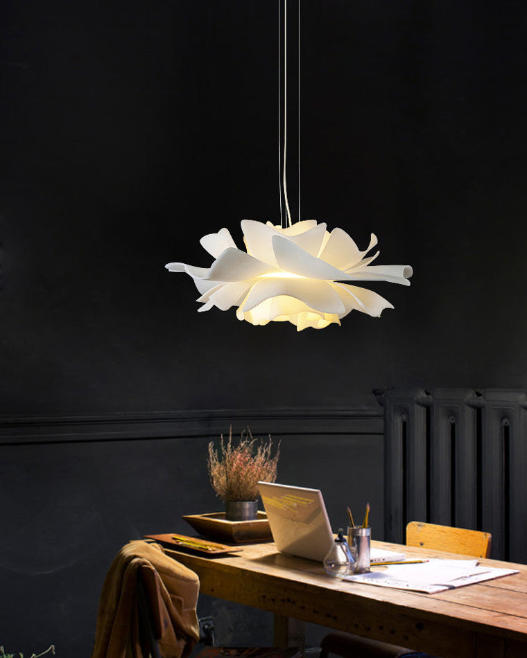 WOMO Suspension Petale de Fleur Blanche Design-WM2054