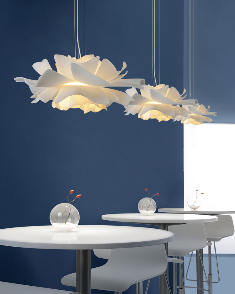 WOMO Suspension Petale de Fleur Blanche Design-WM2054