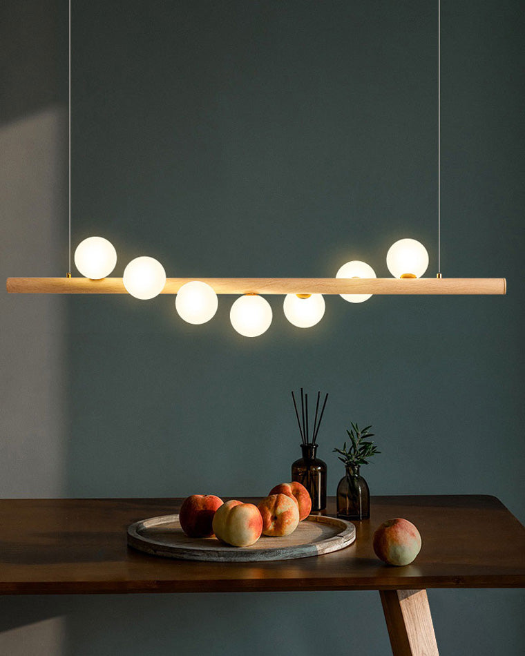 WOMO Lustre Lineaire Boule Verre-WM2055