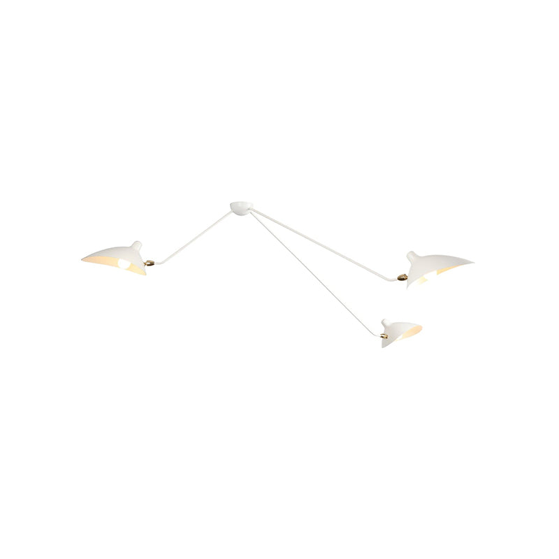 WOMO Lustre Plusieurs Ampoules Noir/Blanc-WM2057