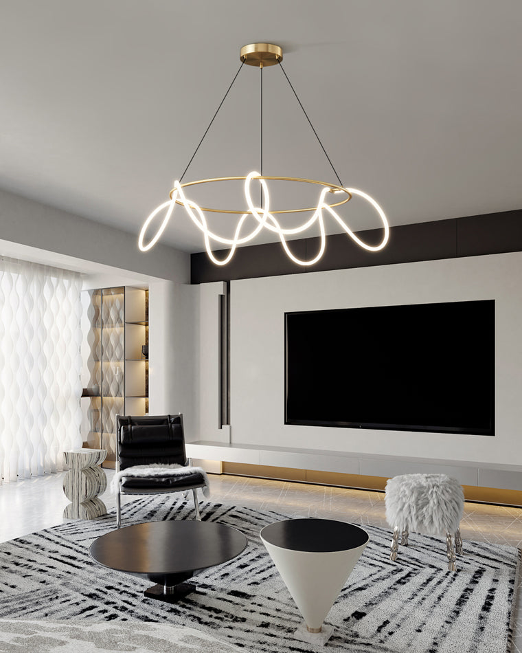 WOMO Lustre Rond Corde Led-WM2059b