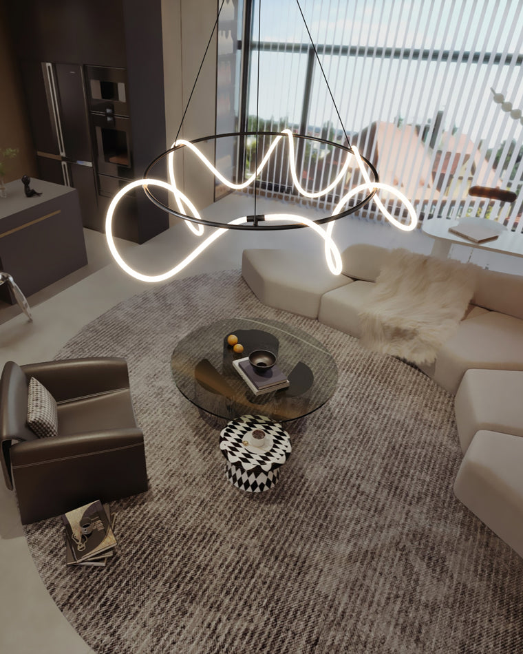 WOMO Lustre Rond Corde Led-WM2059b