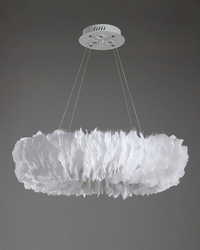WOMO Suspension Rond Plume Pour Chambre-WM2060