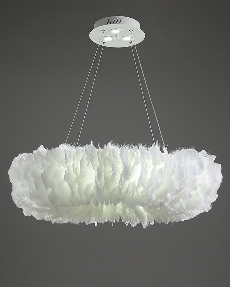 WOMO Suspension Rond Plume Pour Chambre-WM2060