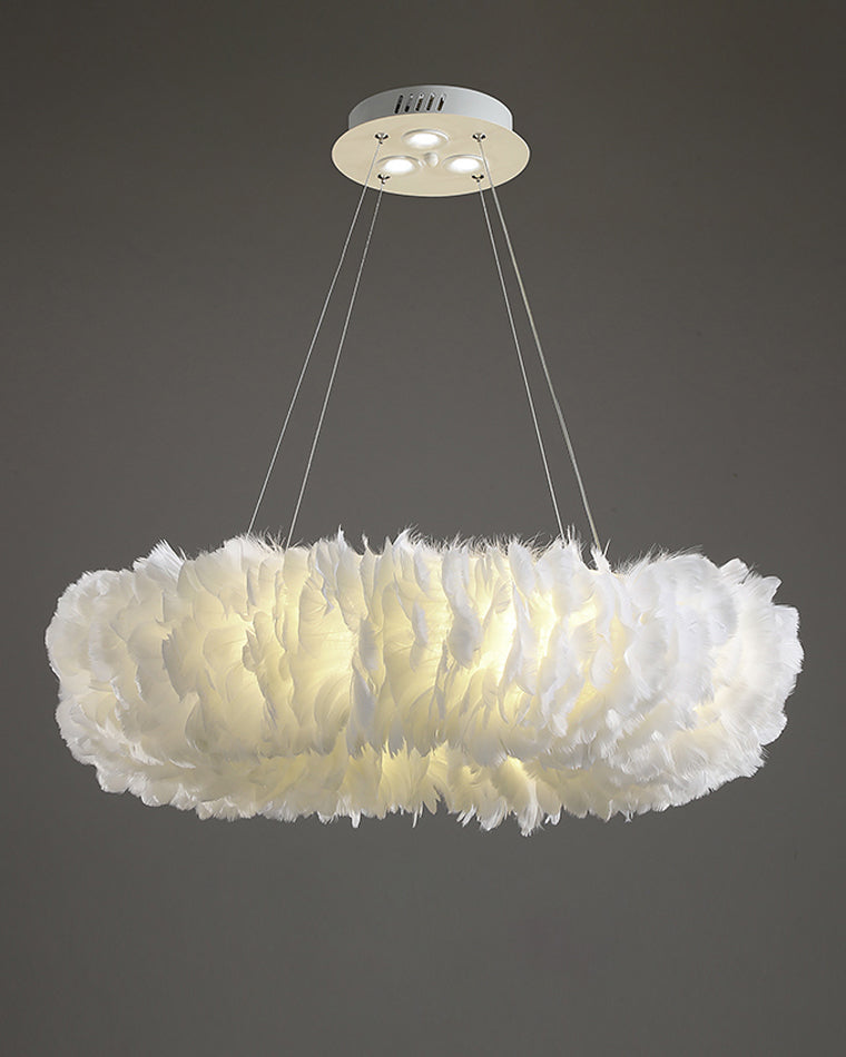 WOMO Suspension Rond Plume Pour Chambre-WM2060