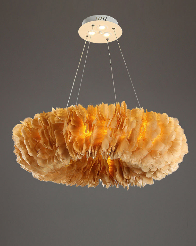 WOMO Suspension Rond Plume Pour Chambre-WM2060