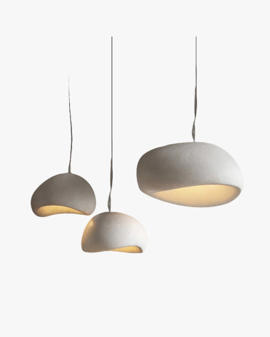 WOMO Suspension Résine Blanc Wabi Sabi-WM2061