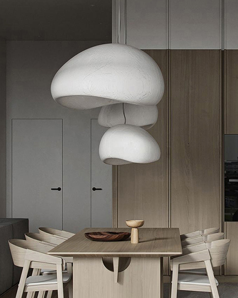 WOMO Suspension Résine Blanc Wabi Sabi-WM2061