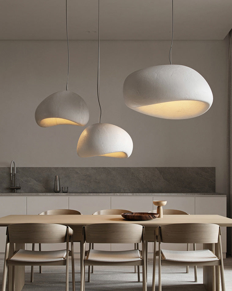 WOMO Suspension Résine Blanc Wabi Sabi-WM2061