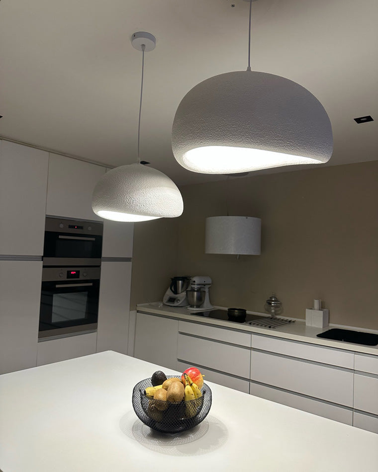 WOMO Suspension Résine Blanc Wabi Sabi-WM2061