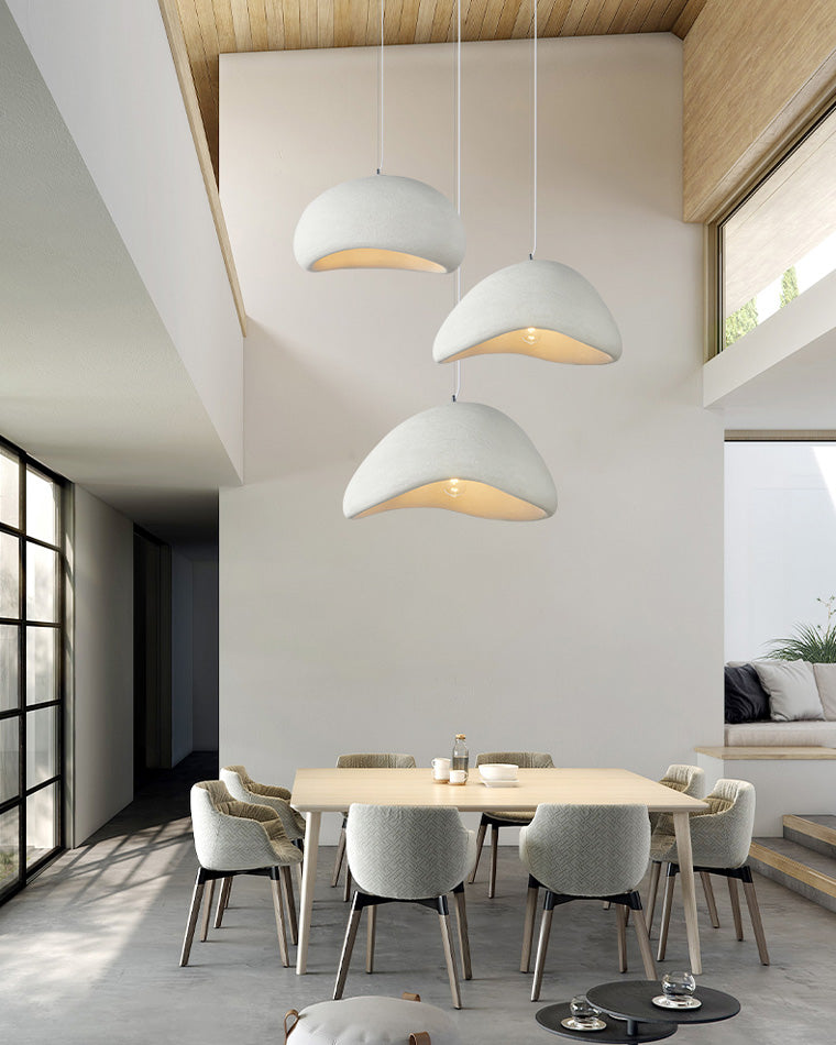 WOMO Suspension Résine Blanc Wabi Sabi-WM2061
