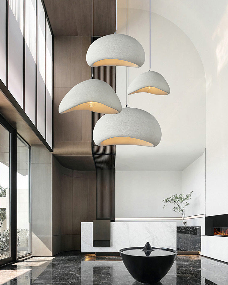 WOMO Suspension Résine Blanc Wabi Sabi-WM2061