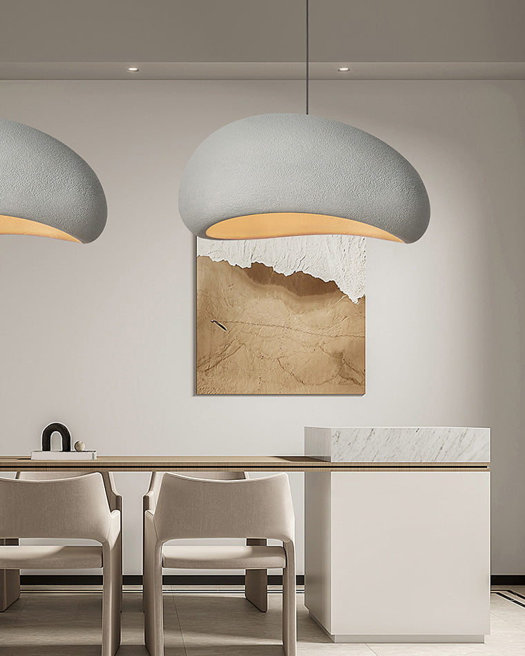 WOMO Suspension Résine Blanc Wabi Sabi-WM2061