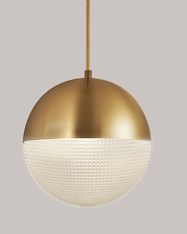 WOMO Suspension Boule Verre Art Déco-WM2065