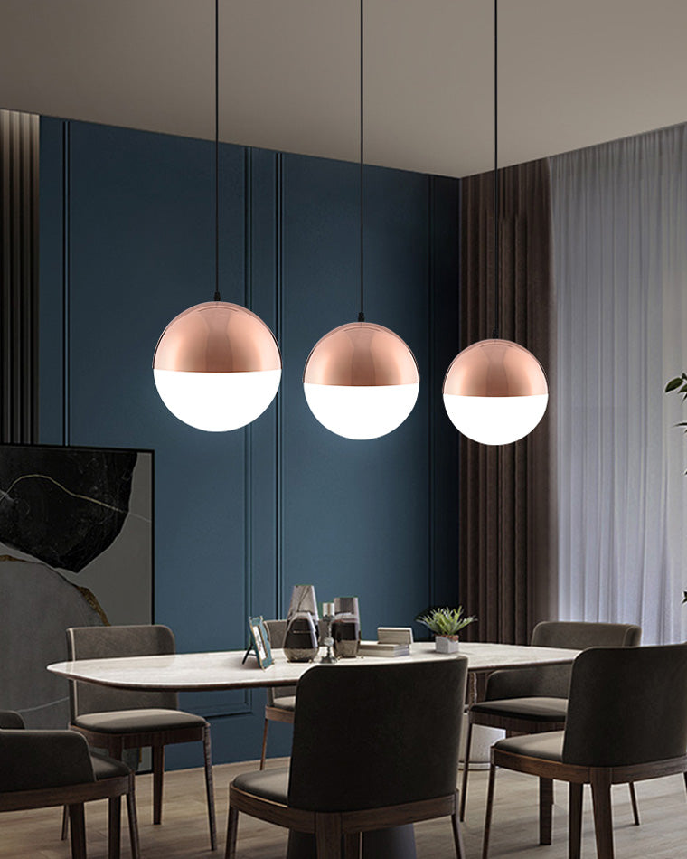 WOMO Suspension Boule Verre Art Déco-WM2065