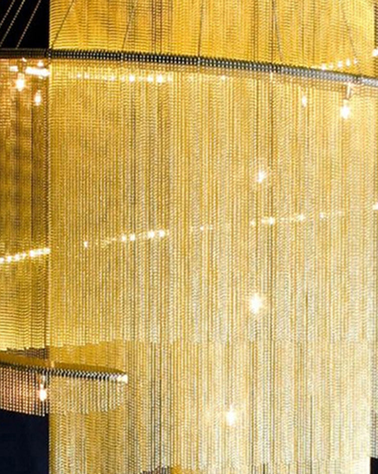 Lustre de foyer à pompon en spirale WOMO-WM2067