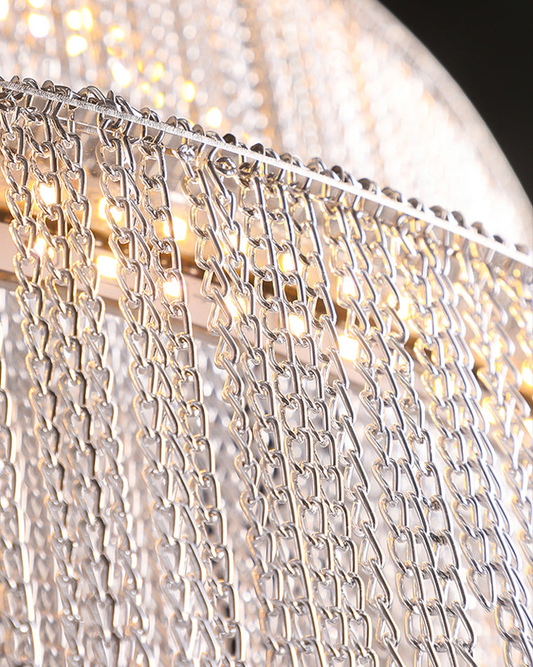 Lustre de foyer à pompon en spirale WOMO-WM2067