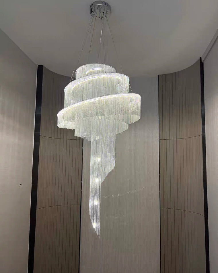 Lustre de foyer à pompon en spirale WOMO-WM2067