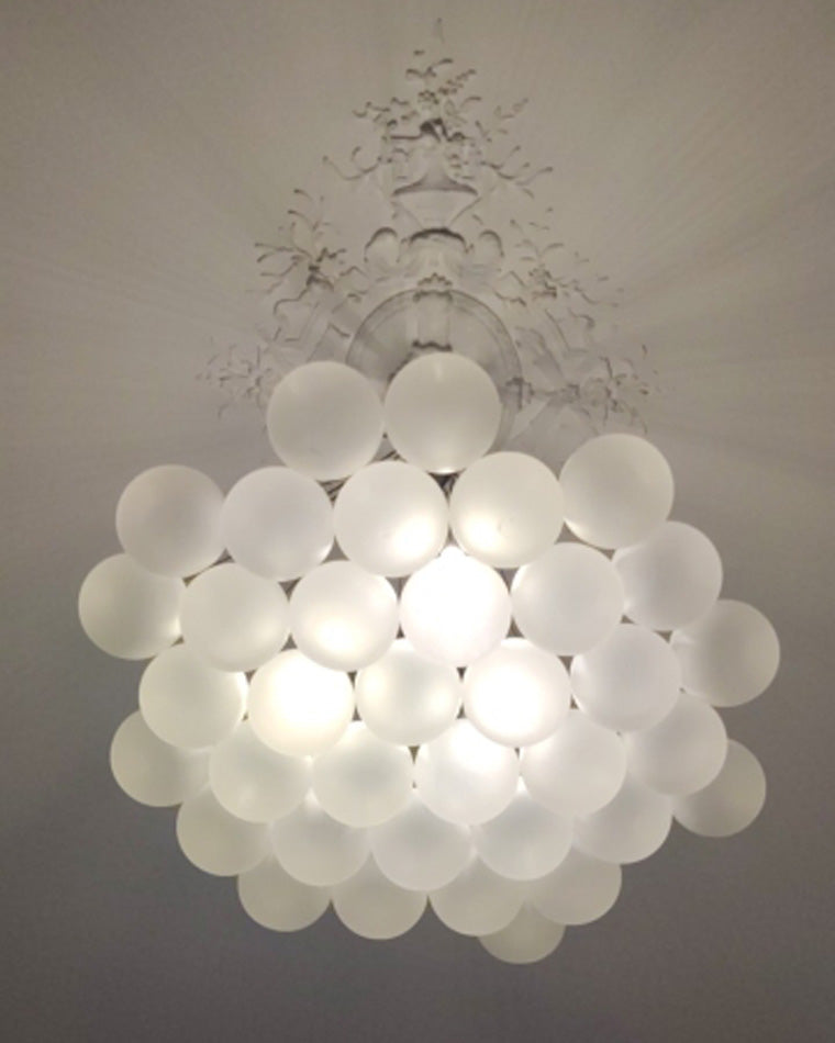 Lustre à bulles de verre dépoli WOMO Cluster-WM2068