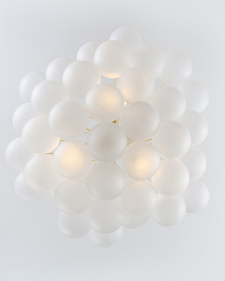 Lustre à bulles de verre dépoli WOMO Cluster-WM2068