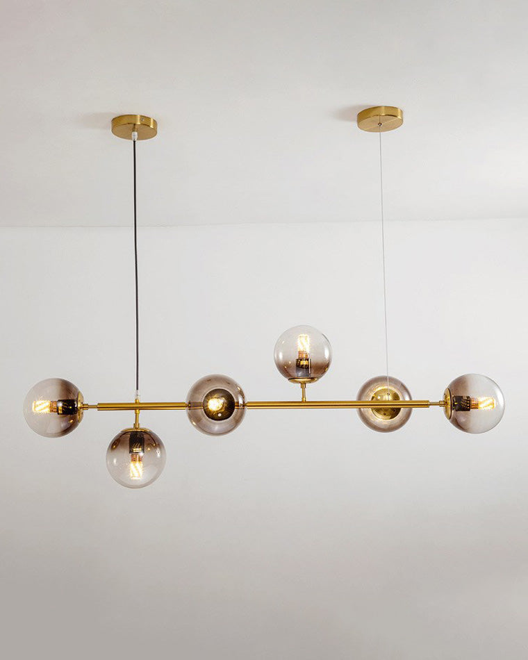 WOMO Lustre Lineaire Boule Verre-WM2070