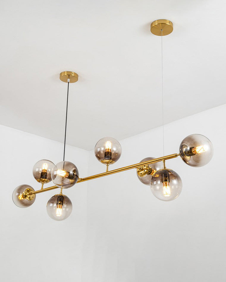 WOMO Lustre Lineaire Boule Verre-WM2070