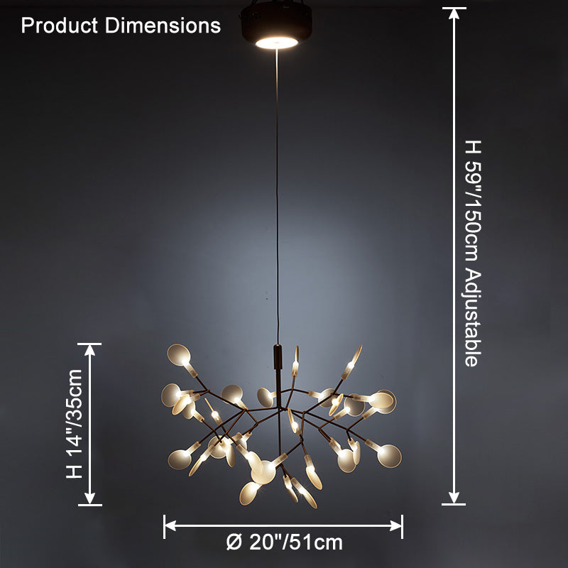 WOMO Lustre Chic Branche Led-WM2072