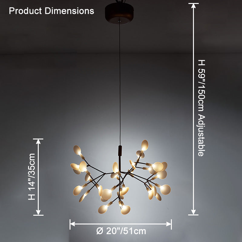WOMO Lustre Chic Branche Led-WM2072