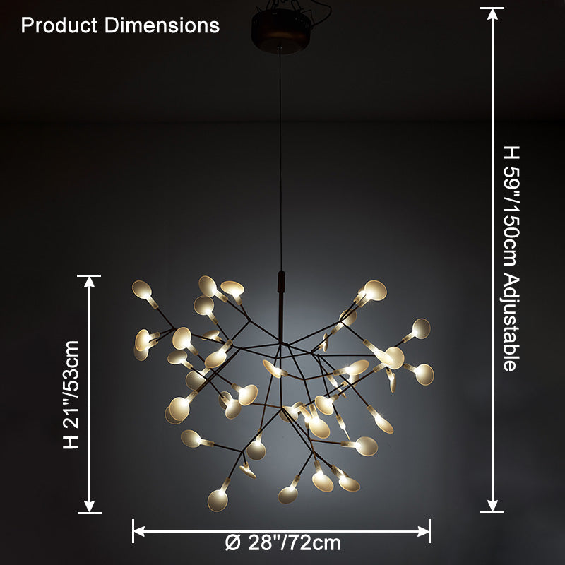 WOMO Lustre Chic Branche Led-WM2072